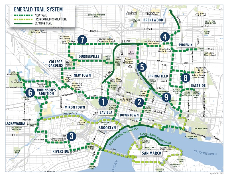 Connecting parks and green spaces into an Emerald Trail