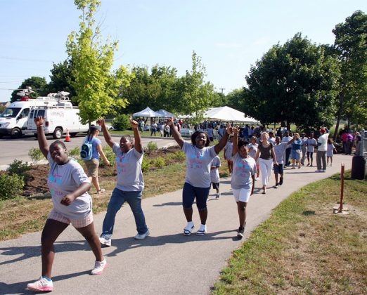 Groundwork Cincinnati-Mill Creek students enjoy the three-mile Mill Creek Greenway Trail.