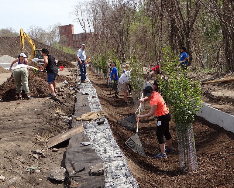Creating the Capstone on the Spicket River Greenway