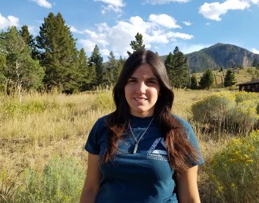 Groundwork Elizabeth Youth Leader Lucy Crespo in Yellowstone National Park
